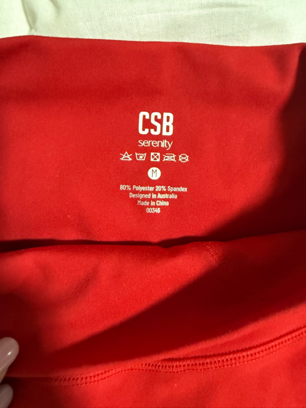 CSB Serenity halter top (S) and matching short (M) in the color chilli - Picture 4 of 6